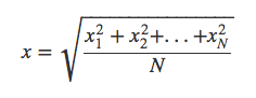 RMS formula